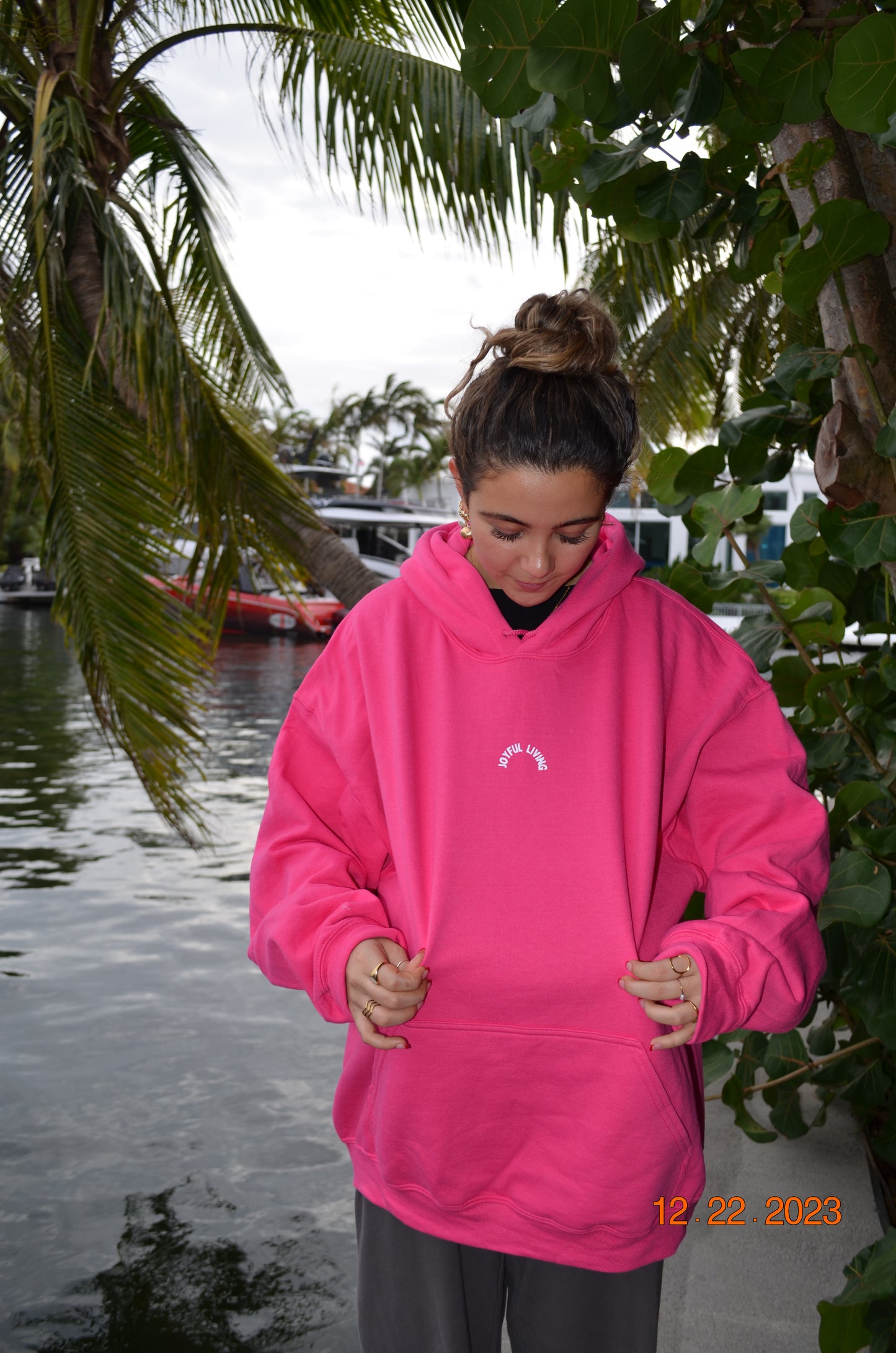 "not in control but loved by the One who is" hoodie