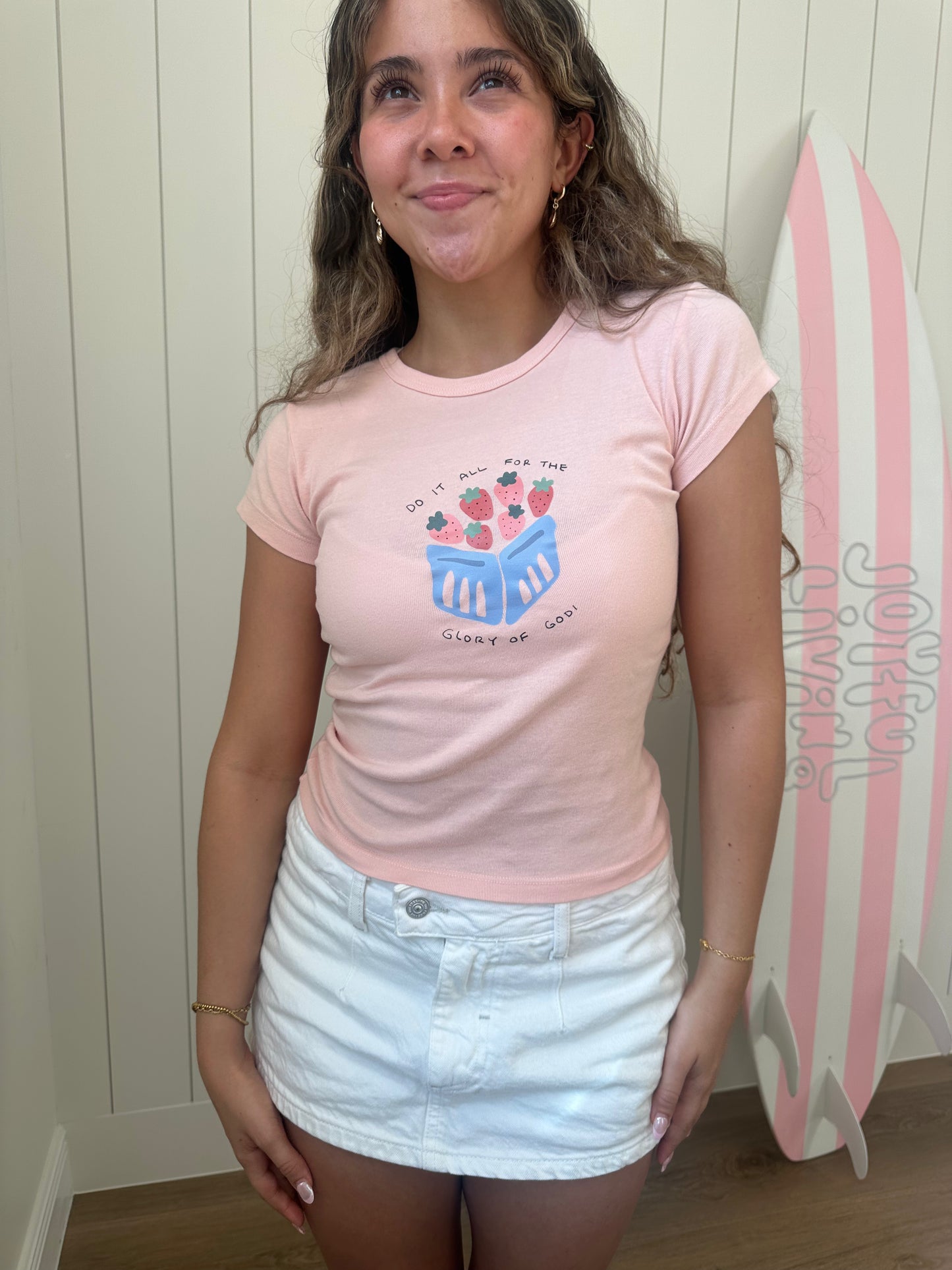 "for the Glory of God" baby tee!