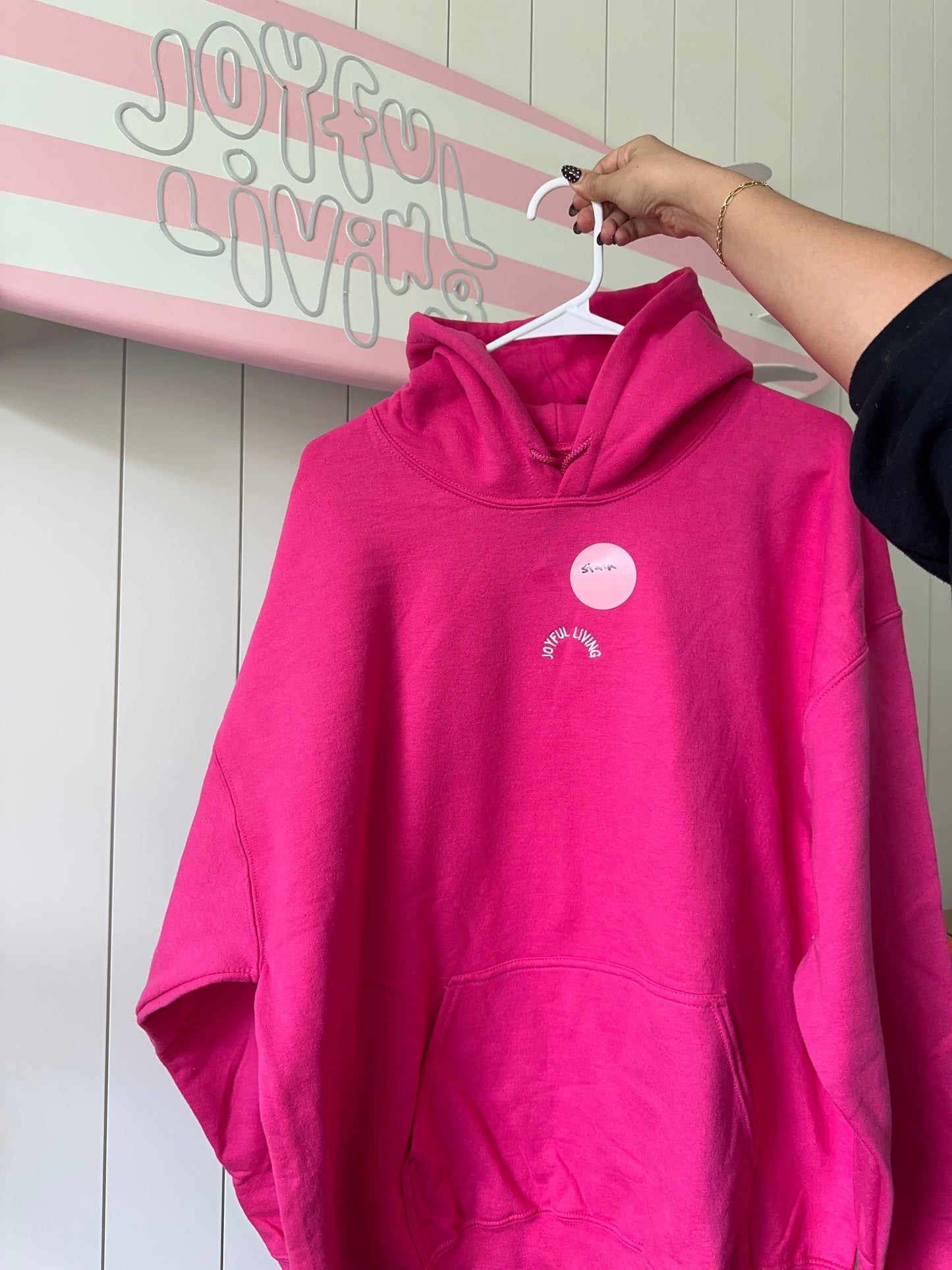 OOPSIE - "not in control but loved by the One who is" hoodie in XL