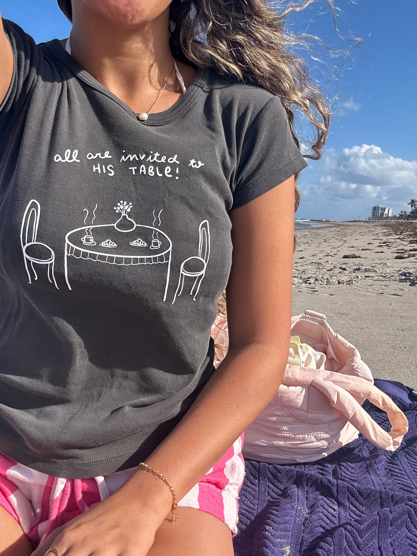 "all are invited" baby tee!