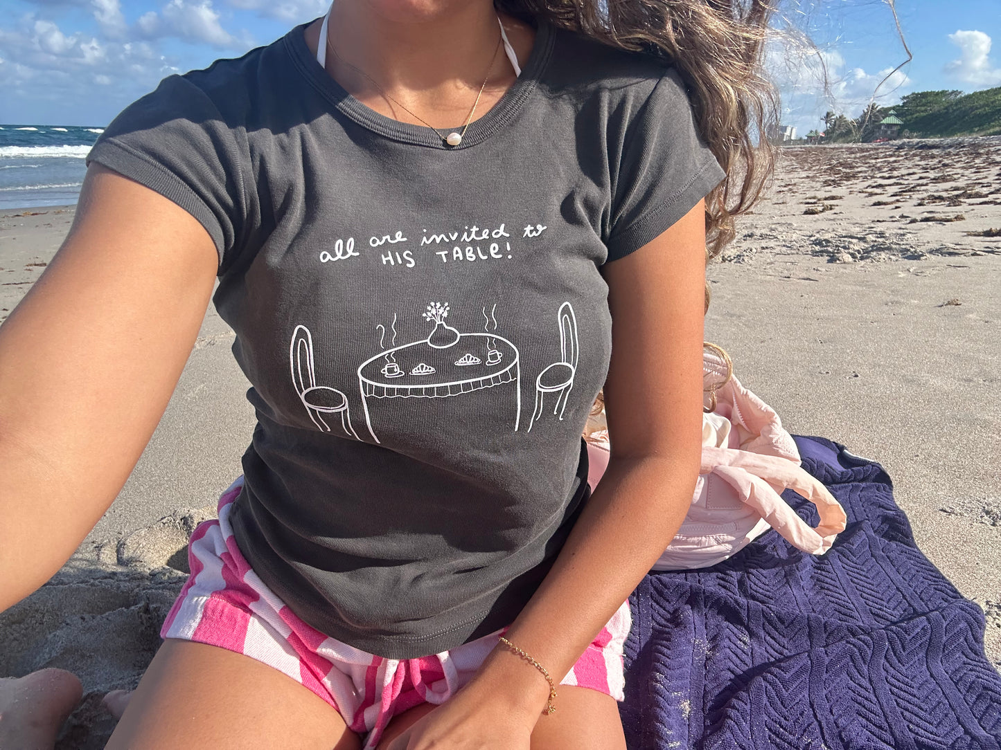 "all are invited" baby tee!