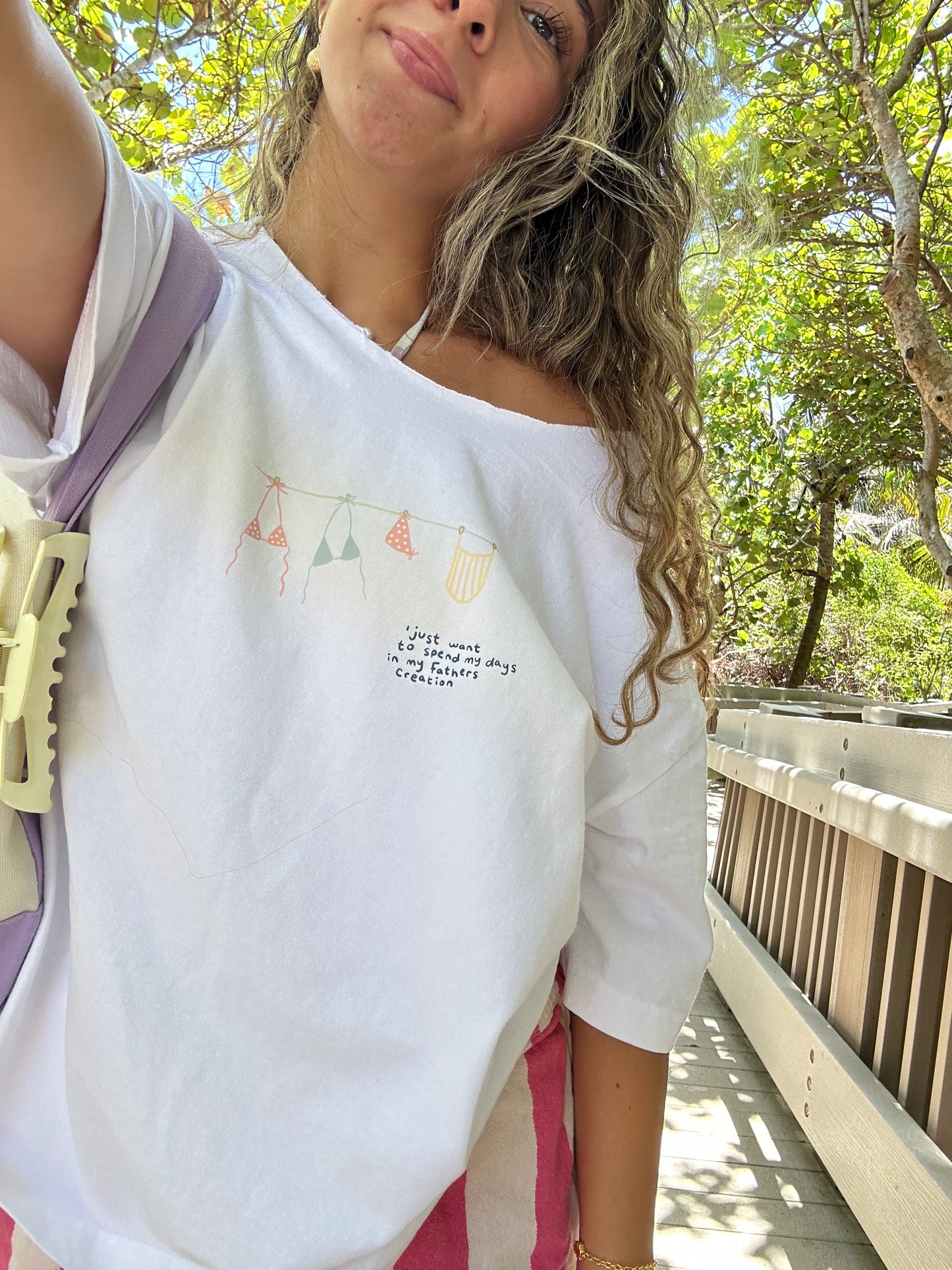 "in My Fathers Creation" tee