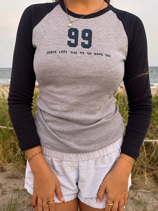 "the 99" baseball tee