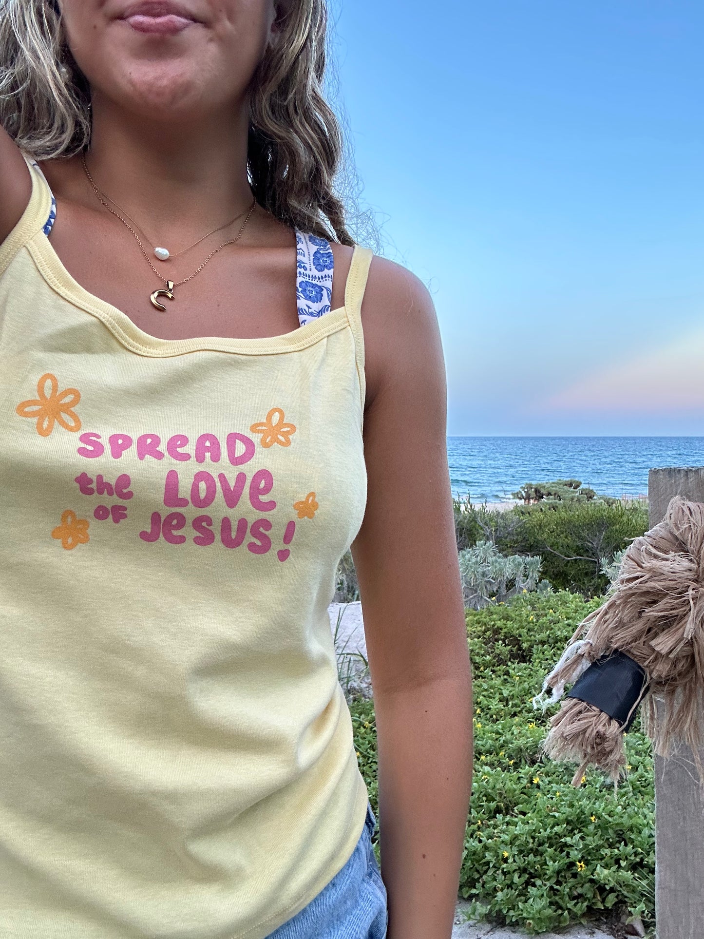 "spread the love of Jesus" tank!