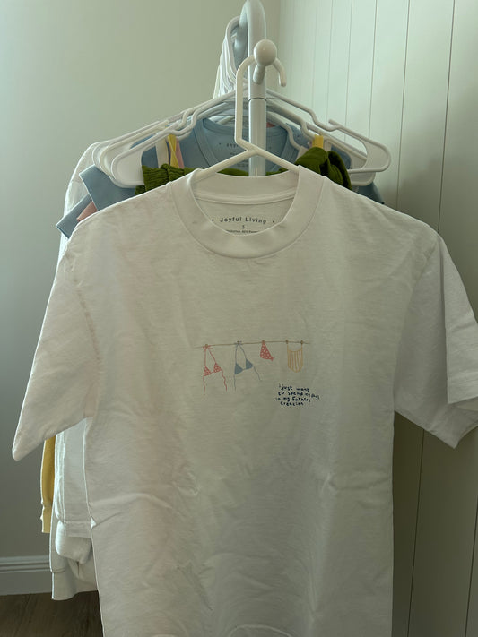 "in My Fathers Creation" tee in SMALL